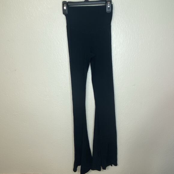 Offline By Aerie Black Real Me Xtra Flare Leggings Hi Rise Split Leg Size XS - Picture 5 of 11
